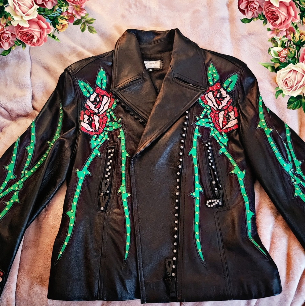 Kippy's Gorgeous Brand New Leather Motorcycle Jacket